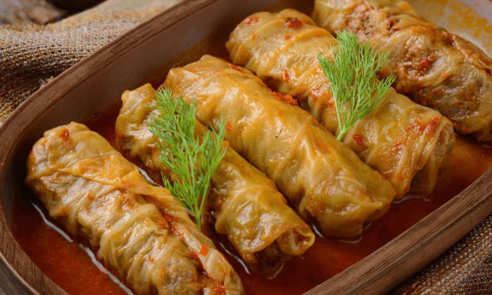 Dolma : feuilles de chou farcies, plat traditionnel arménien